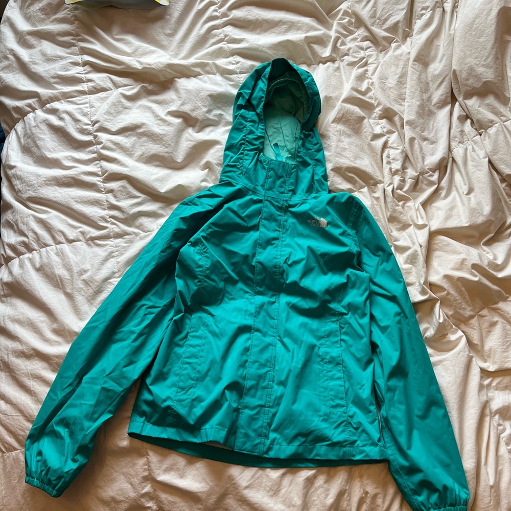 The North Face Turquoise Windbreaker